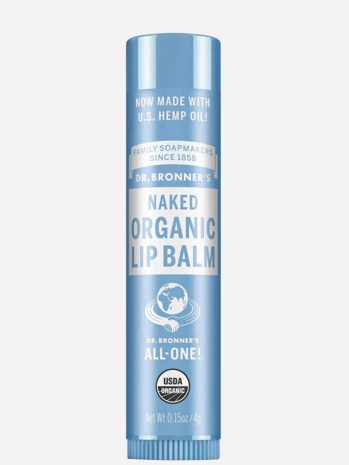 Dr. bronners organic lip balm.