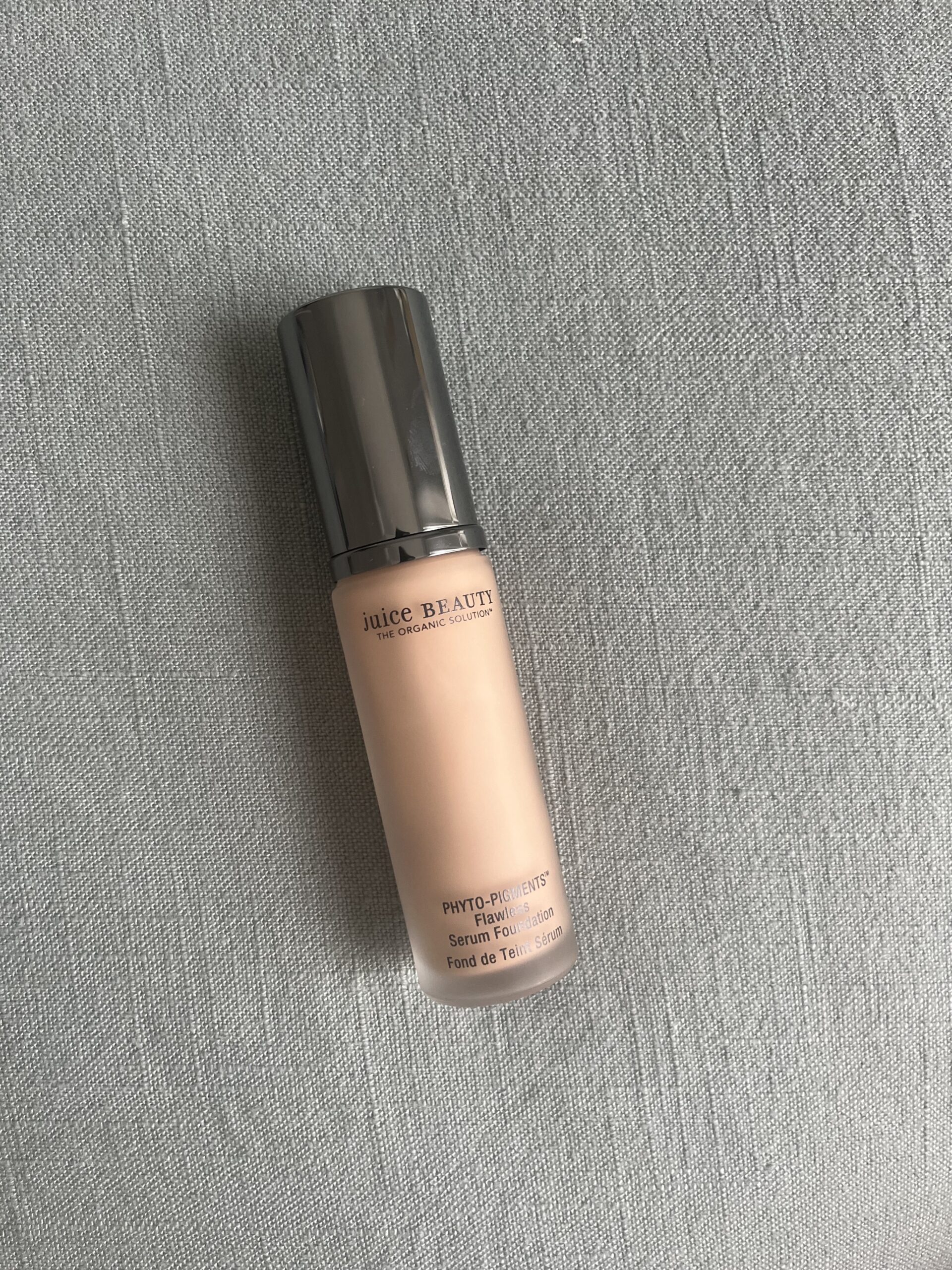 A bottle of Juice Beauty foundation.