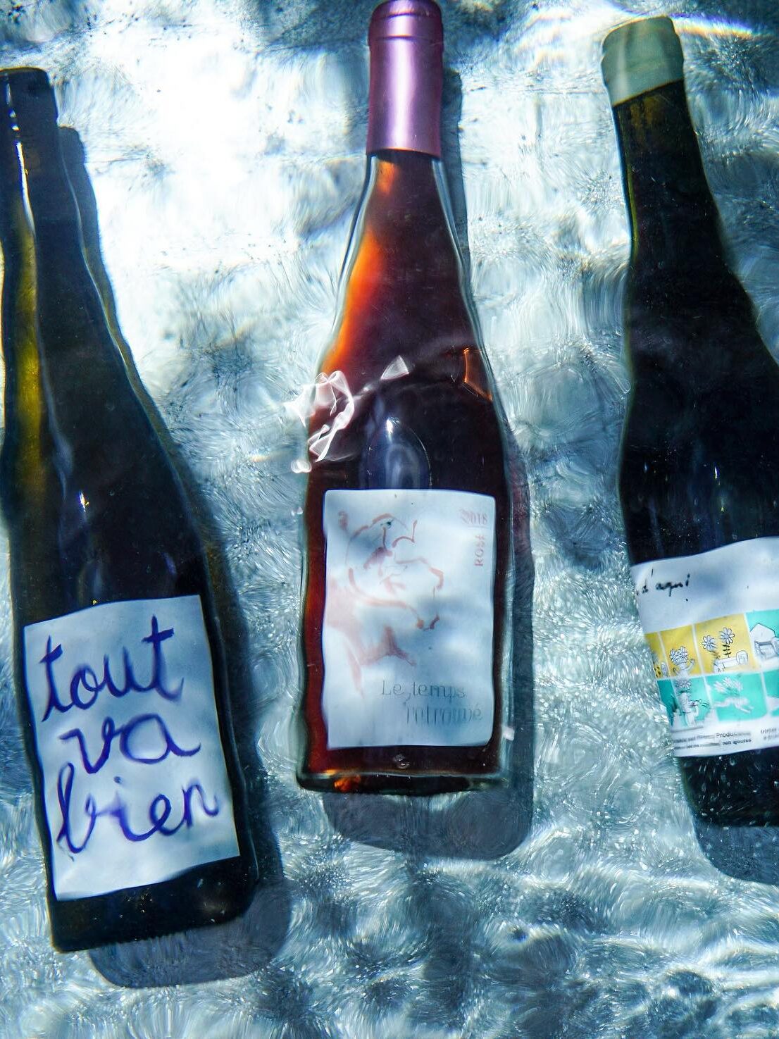 Three bottles of wine found in Terroirizer's subscription service.