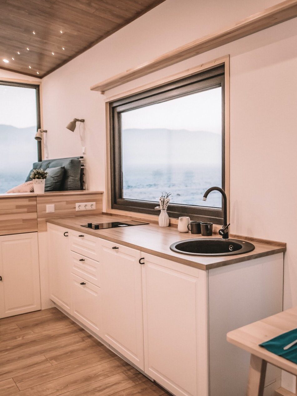 The interior of a Tiny Cocoon home.