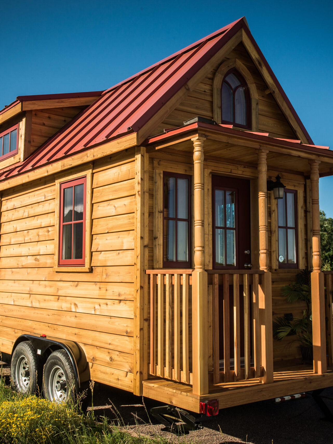 A Tumbleweed Tiny Home on wheels.